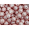 Perla kulatá duhová růžová (100 ks) | perlex-jablonec.cz