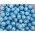 Perla kulatá duhová modrá (100 ks) | perlex-jablonec.cz