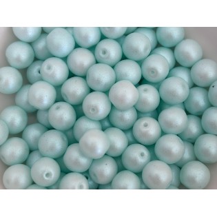 Perla kulatá duhová pistáciová (100 ks) | perlex-jablonec.cz