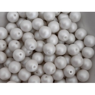 Perla kulatá duhová bílá (100 ks) | perlex-jablonec.cz