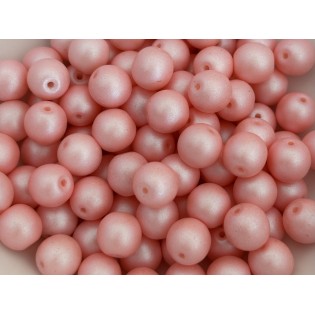 Perla kulatá duhová růžová (100 ks) | perlex-jablonec.cz