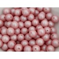 Perla kulatá duhová růžová (100 ks) | perlex-jablonec.cz