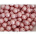 Perla kulatá duhová růžová (100 ks) | perlex-jablonec.cz