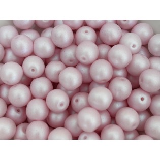 Perla kulatá duhová růžová (100 ks) | perlex-jablonec.cz