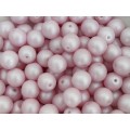 Perla kulatá duhová růžová (100 ks) | perlex-jablonec.cz