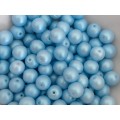 Perla kulatá duhová světle modrá (100 ks) | perlex-jablonec.cz