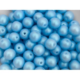 Perla kulatá duhová modrá (100 ks) | perlex-jablonec.cz