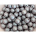 Perla kulatá duhová šedá (100 ks) | perlex-jablonec.cz