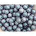 Perla kulatá duhová metalická modrá (100 ks) | perlex-jablonec.cz