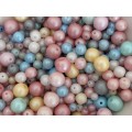 MIX Perly kulaté duhové 4-6mm | perlex-jablonec.cz