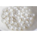 Perla bílá kulatá matná | 100 ks