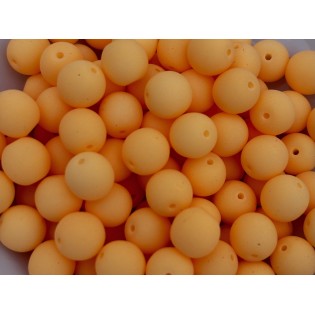 Perla kulatá lantana světle oranžová (100 ks) | perlex-jablonec.cz